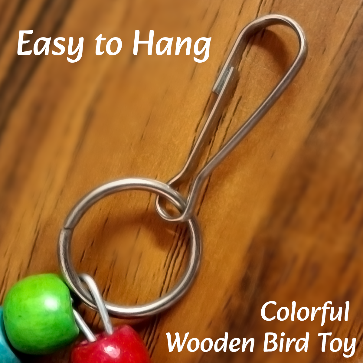 TokyoDo Extra Long Wooden Block Chew Toy - 48cm Bird Foraging Toy