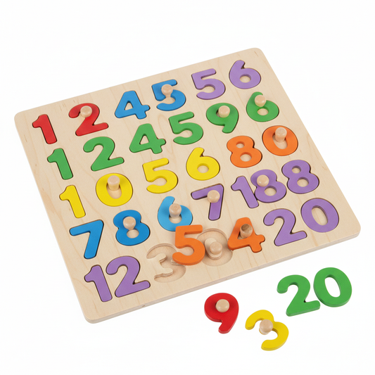 Wooden Number Puzzle